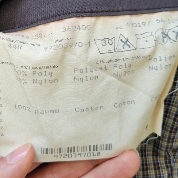 Bongardi Dark Grey Vintage Mens Farmcore Work Casual Jacket - Picture 10 of 10